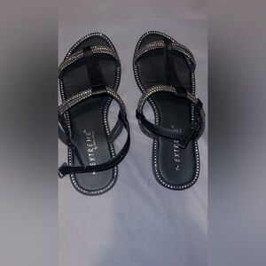 Glitter/rhinestone like sandals